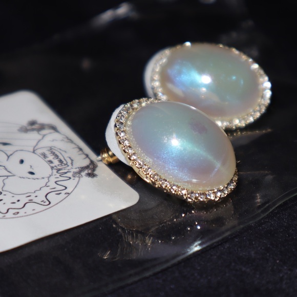 Mermaid pearl earrings - Picture 7 of 7